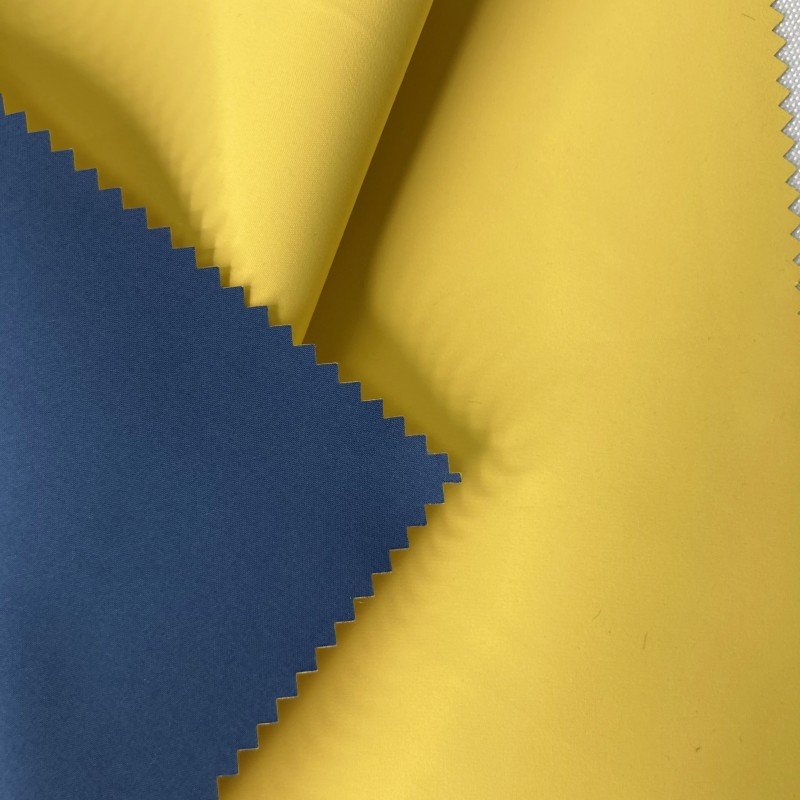 HOT SELLING textile 50D 100% polyester for clothing double face high-elastic bonding fabric
