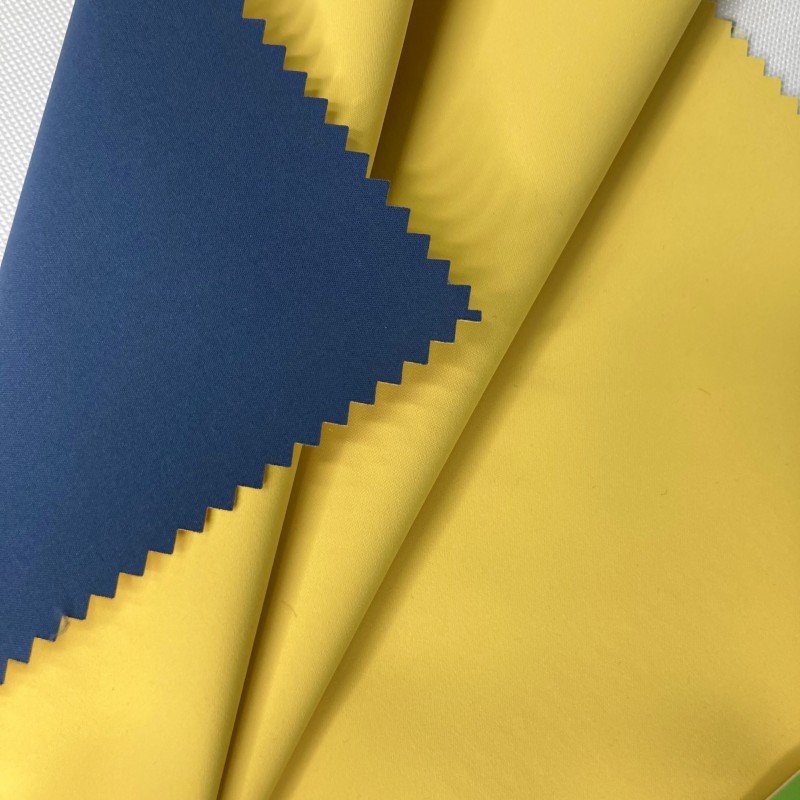 HOT SELLING textile 50D 100% polyester for clothing double face high-elastic bonding fabric