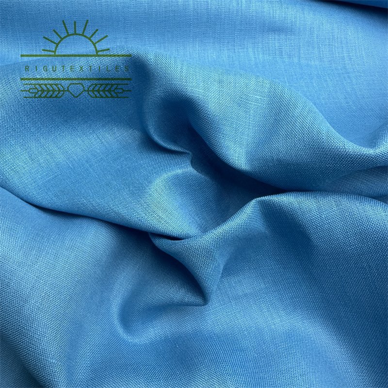 RIGU Textiles Factory Supply Eco friendly 100% linen for men's and women's suiting flax linen fabric