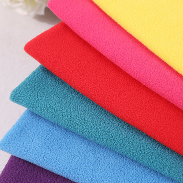 Wholesale Manufacturers 100% Polyester Two Side Brush Two Side Anti-Pilling Polar Fleece Fabric For Coat And Jacket