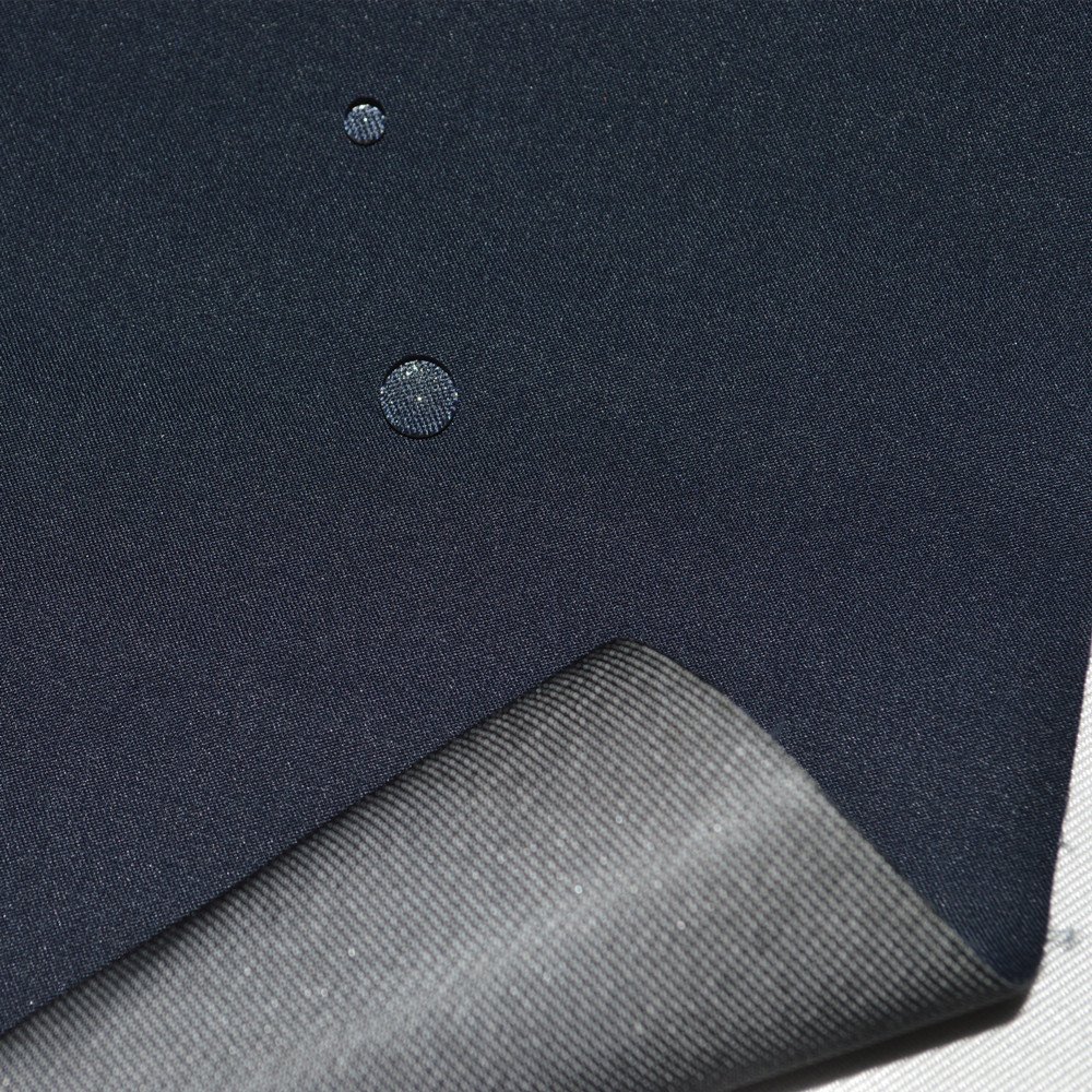 soft no noisy 3 layers mechanical stretch laminated bonded TPU tricot hardshell bonded fleece fabric for jacket