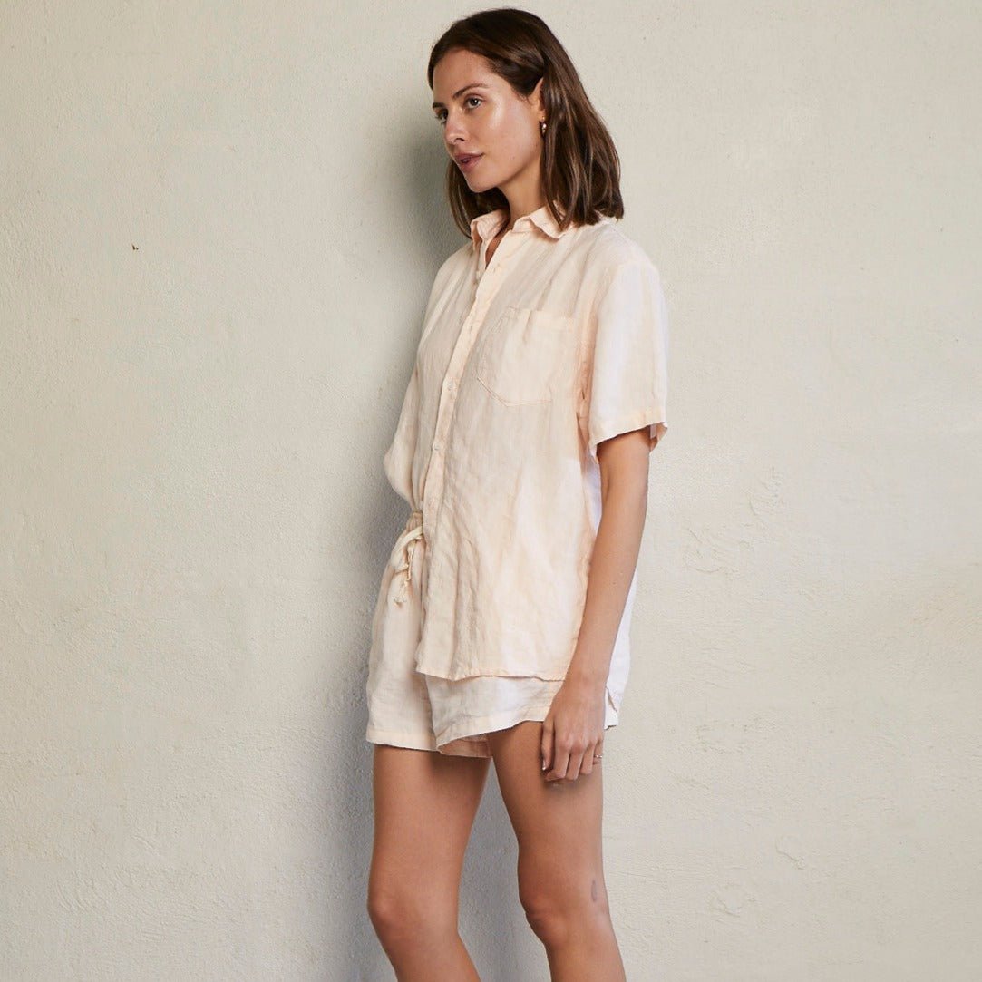 Breathable Slub Roll Dyed Pure Linen Fabric Solid Color Yarn Dyed Garments Shirts Curtains Industries