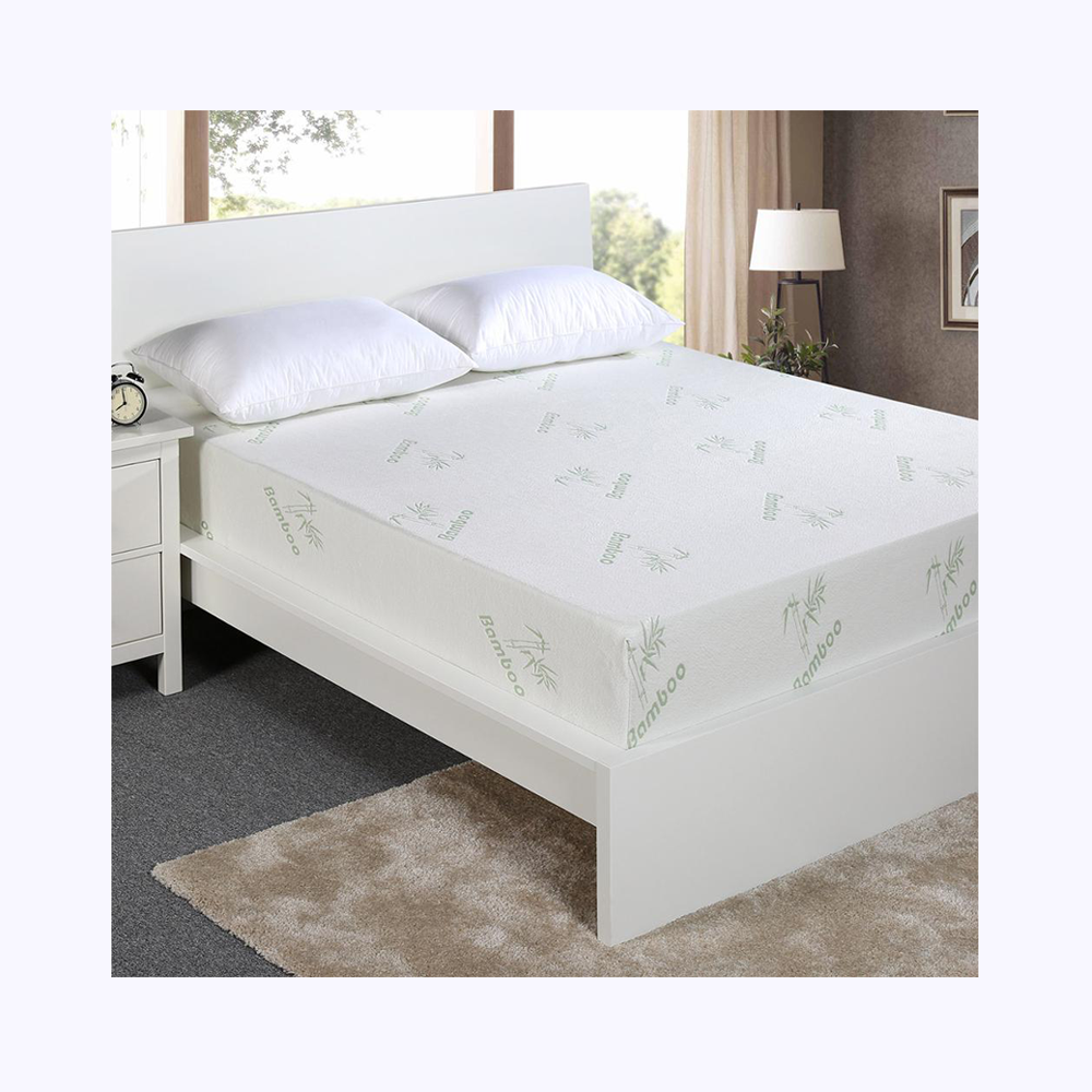 Moisture Absorption Sweat Releasing Bamboo Fabric Waterproof Mattress Protector