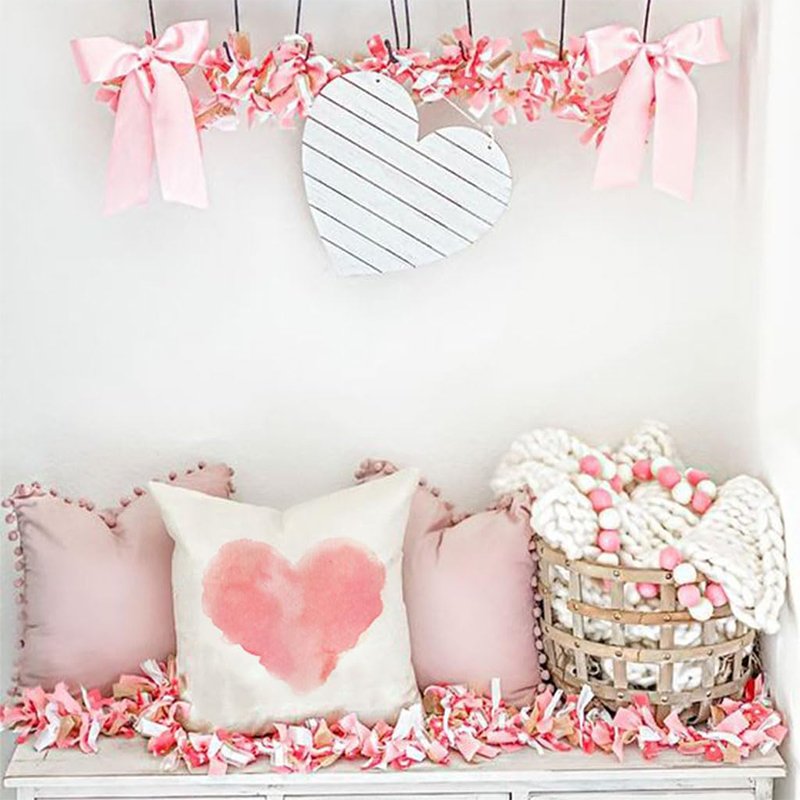 Promotional High Quality Sublimation Linen Cotton Campaign Holiday Decoration Custom Valentines Throw Pillow Case Cushion Cover