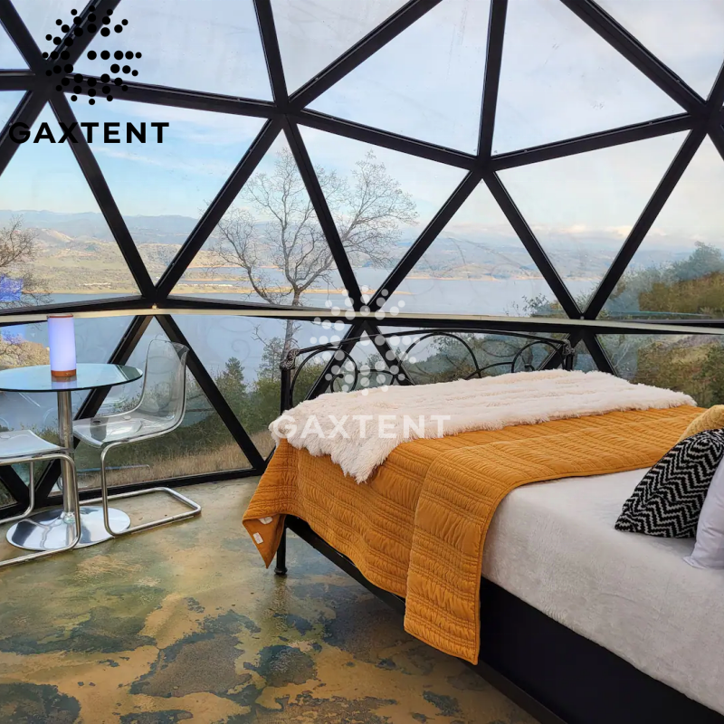 Igloo Houses Clear Dome Tent With Glass Abs Wall Geodestic Outdoor 10M Garden Glamping 6M Geodesic Ball Tents