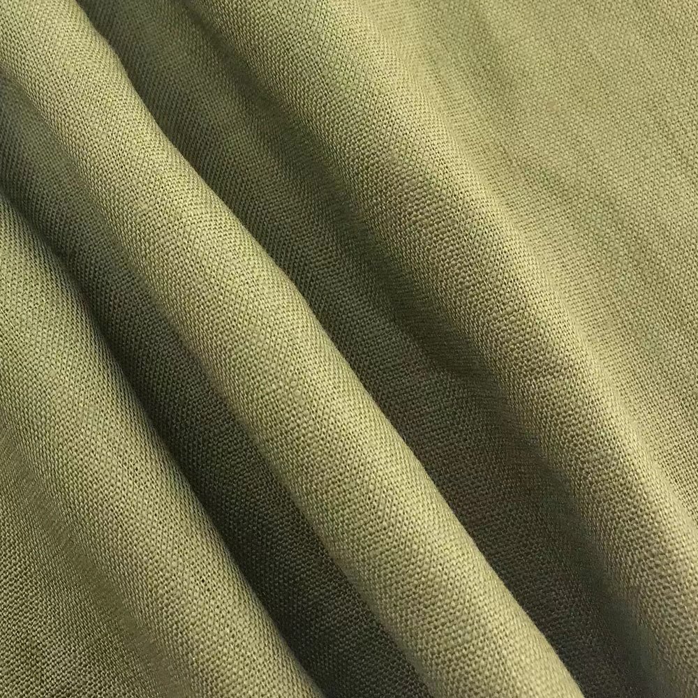 Wholesale price woven solid color eco-friendly 250GSM 100% linen fabric for clothing