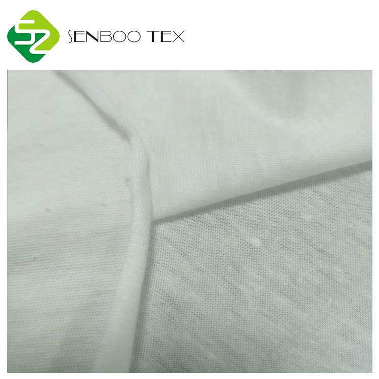 Luxurious 120gsm Organic Cotton Hemp Spandex Poplin Fabric Soft Used for Garments & Dresses