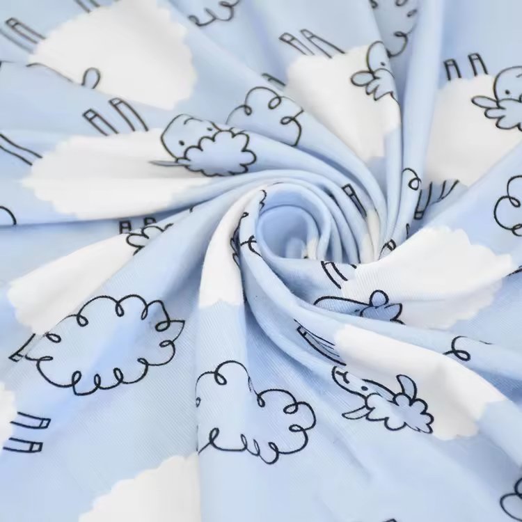 Wholesale 100% Bamboo Viscose Fabric bamboo shirt fabric custom printing bamboo spandex stretch fabric for pyjamas
