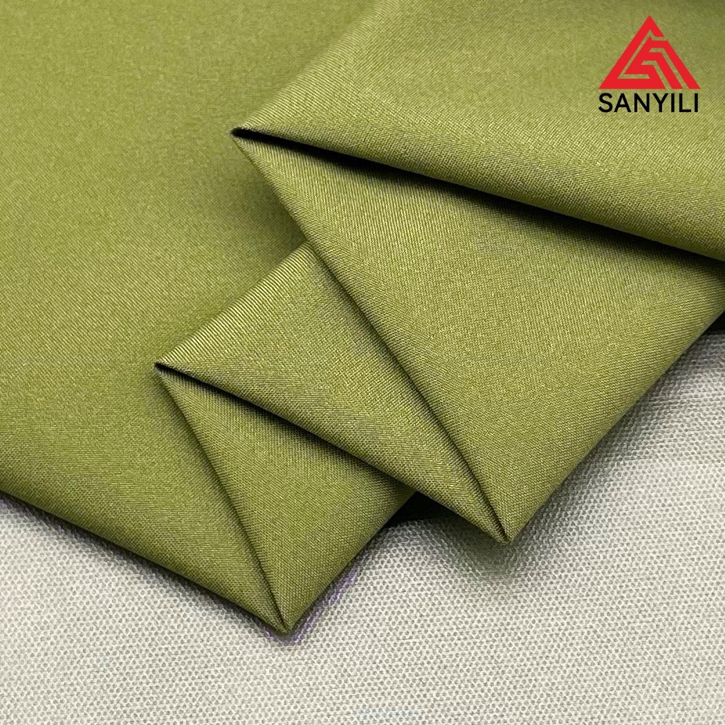 popular 100% polyester fabric ready to ship elastic fabric for making clothing