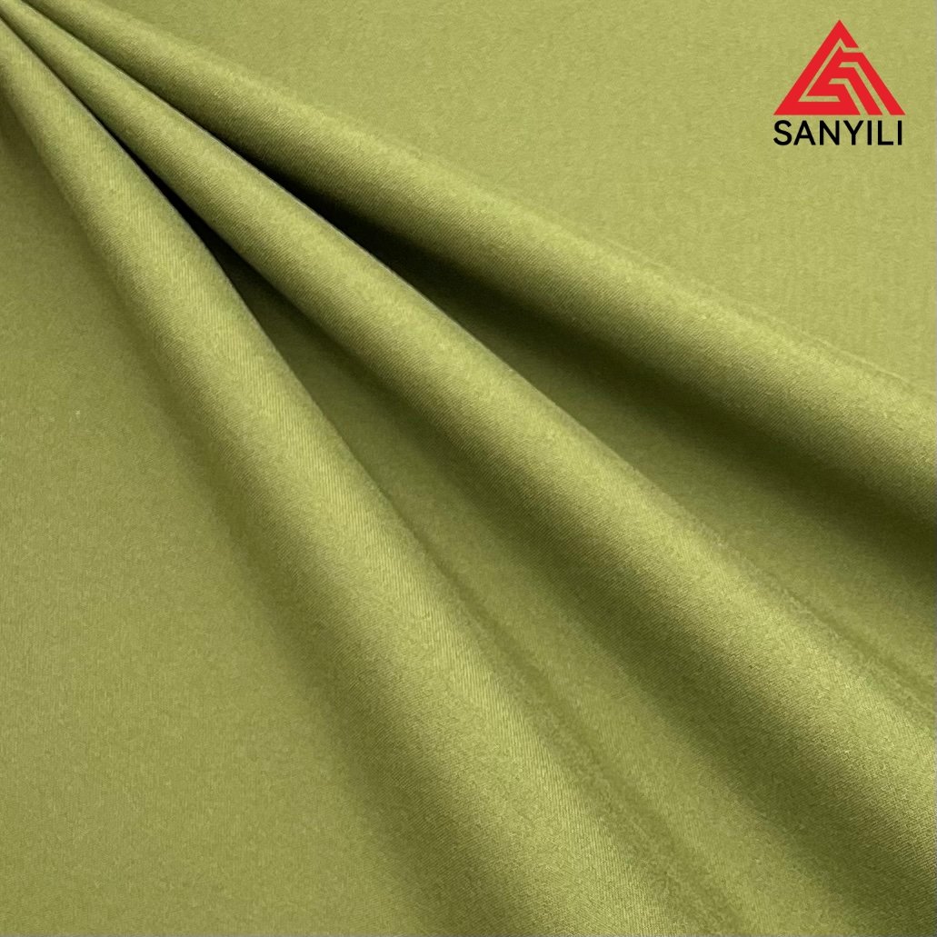 popular 100% polyester fabric ready to ship elastic fabric for making clothing
