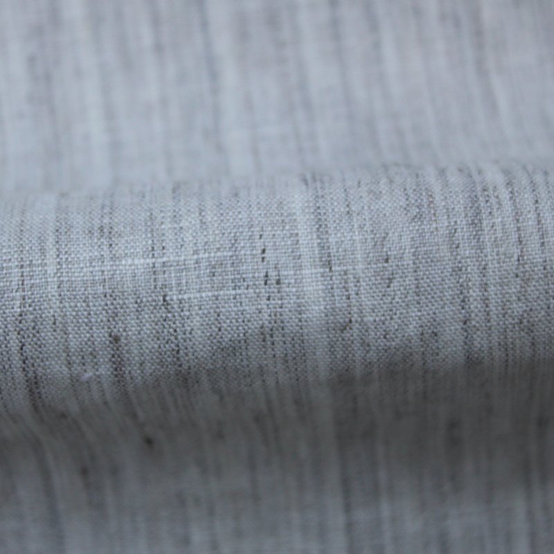 Factory Price Organic 100% Linen Natural Fabric For Suit Fashional High End Comfortable Yarn Dye Fabric