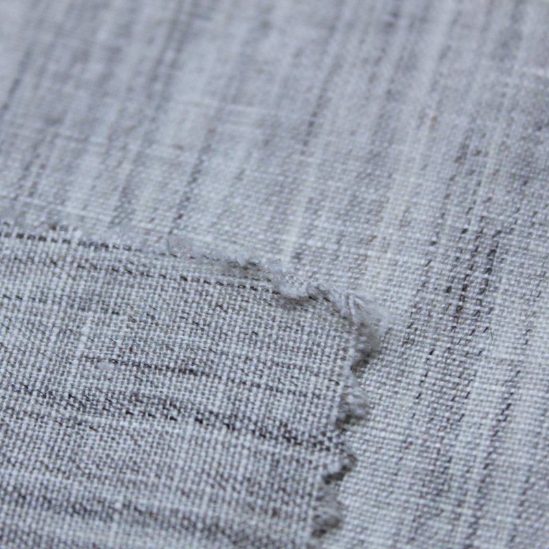 Factory Price Organic 100% Linen Natural Fabric For Suit Fashional High End Comfortable Yarn Dye Fabric