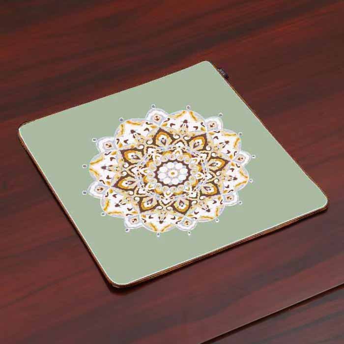 Customized Luxury Dining Mat High-End Modern round Placemat with Heat Insulation Fashionable Printed Table Decoration Weddings