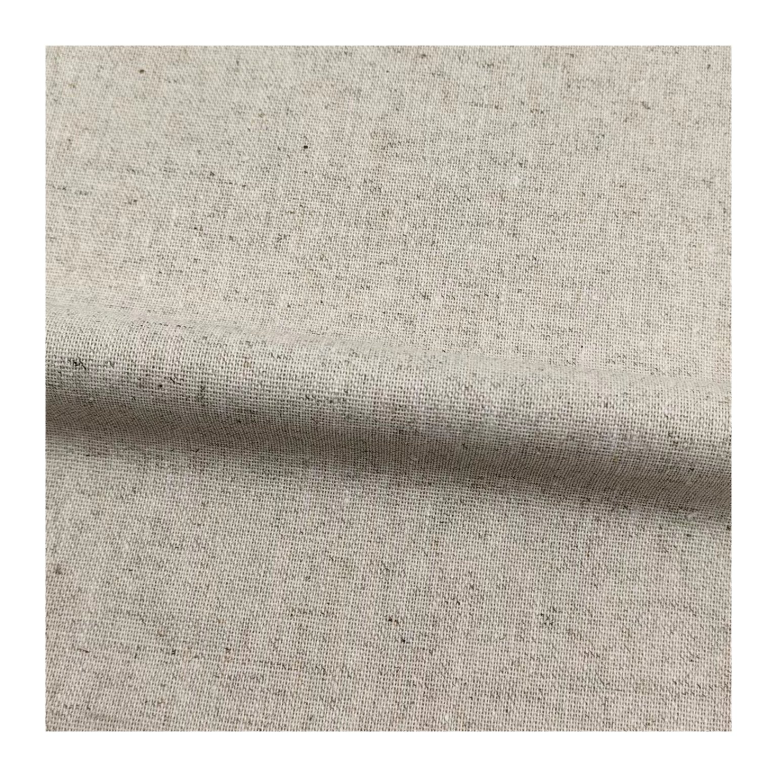Original White New-product Natural Linen Fabric Cotton5% Linen10% Rayon30% Poly55% Plain eco-friendly fabric for clothing