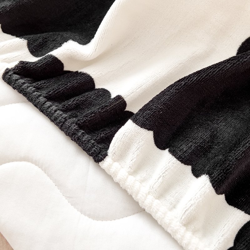 Thickened winter warm flannel mattress protective cover memory king size velvet bed sheet fitted sheet