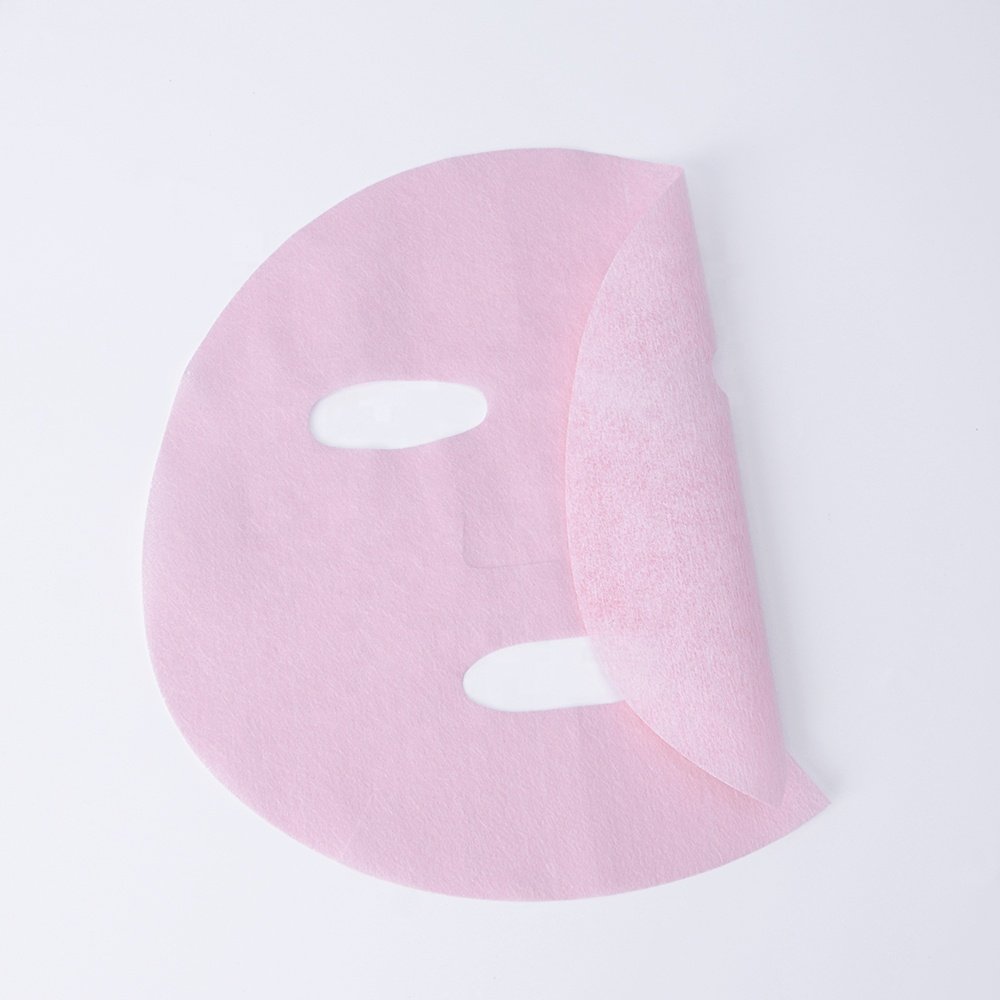 Solid Color Printed Facial Mask Sheet No Liquid Dry Facial Mask Sheet Custom Printed Facial Mask Cloth