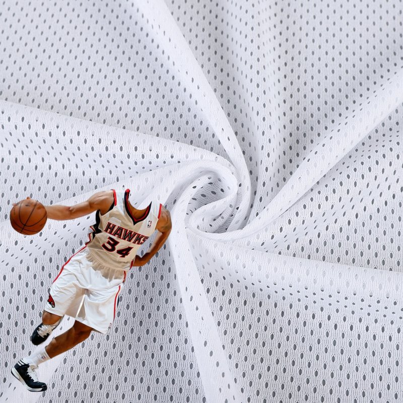 Best selling White color 100% polyester football Jersey digital print sportswear T shirt soccer fabric