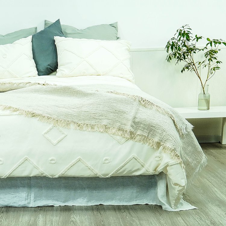 Nice Price Bedding Set For Hotel&Home Textured Tufted comforter cover