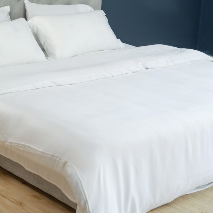 Silky smooth bamboo viscose bed sheet natrual bamboo bedding set