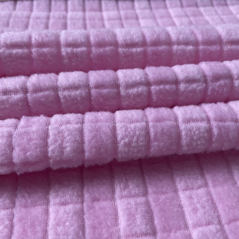 Cheap Price top sale guaranteed quality plaid polar fleece 100%Polyester knit fabric