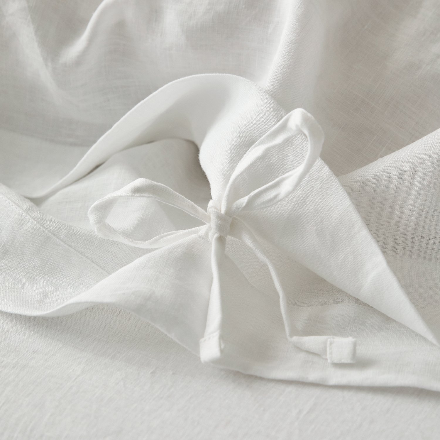 High Quality wholesaler soft luxury hotel white bed 100% linen flax duvet cover set linen quilt cover set