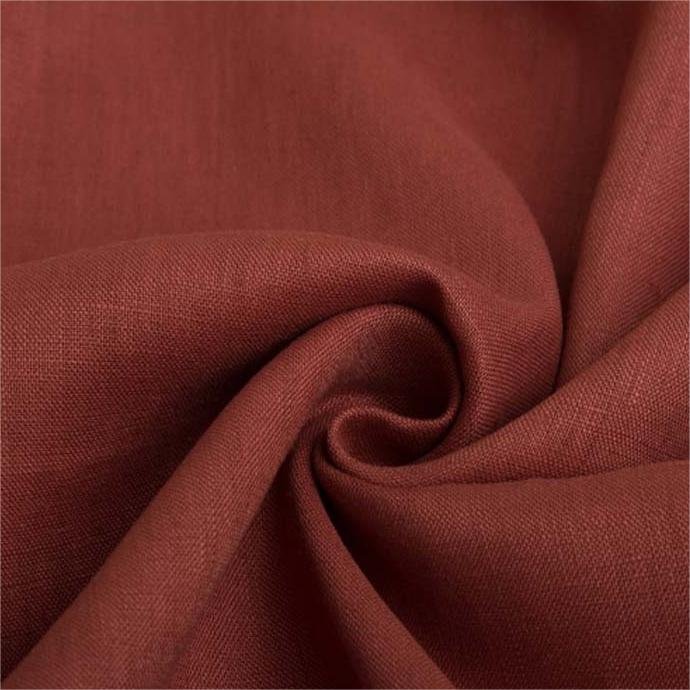 2024 new factory custom true 100% linen fabric cool and breathable for trousers