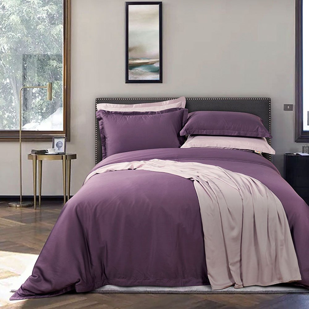 High Quality Bedsheets 100% Bamboo Bed Sheet Lyocell Bedding Sheet Sets Luxury Fitted Sheets Bed Set Embroidery