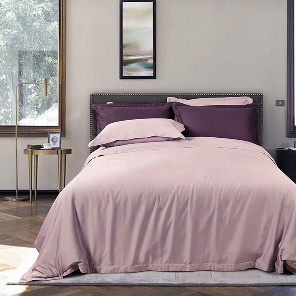 High Quality Bedsheets 100% Bamboo Bed Sheet Lyocell Bedding Sheet Sets Luxury Fitted Sheets Bed Set Embroidery
