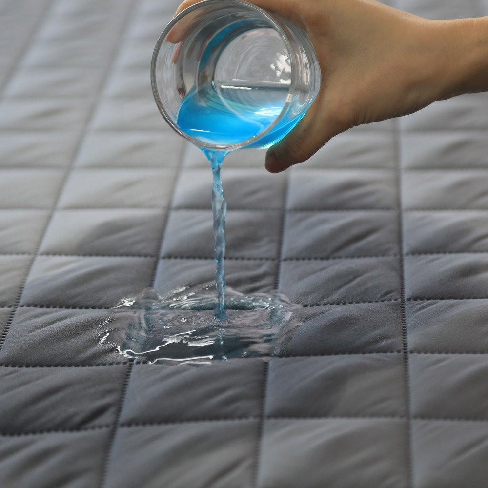 Ultrasonic embossing fitted bed mattress cover bed sheet mattress protector waterproof