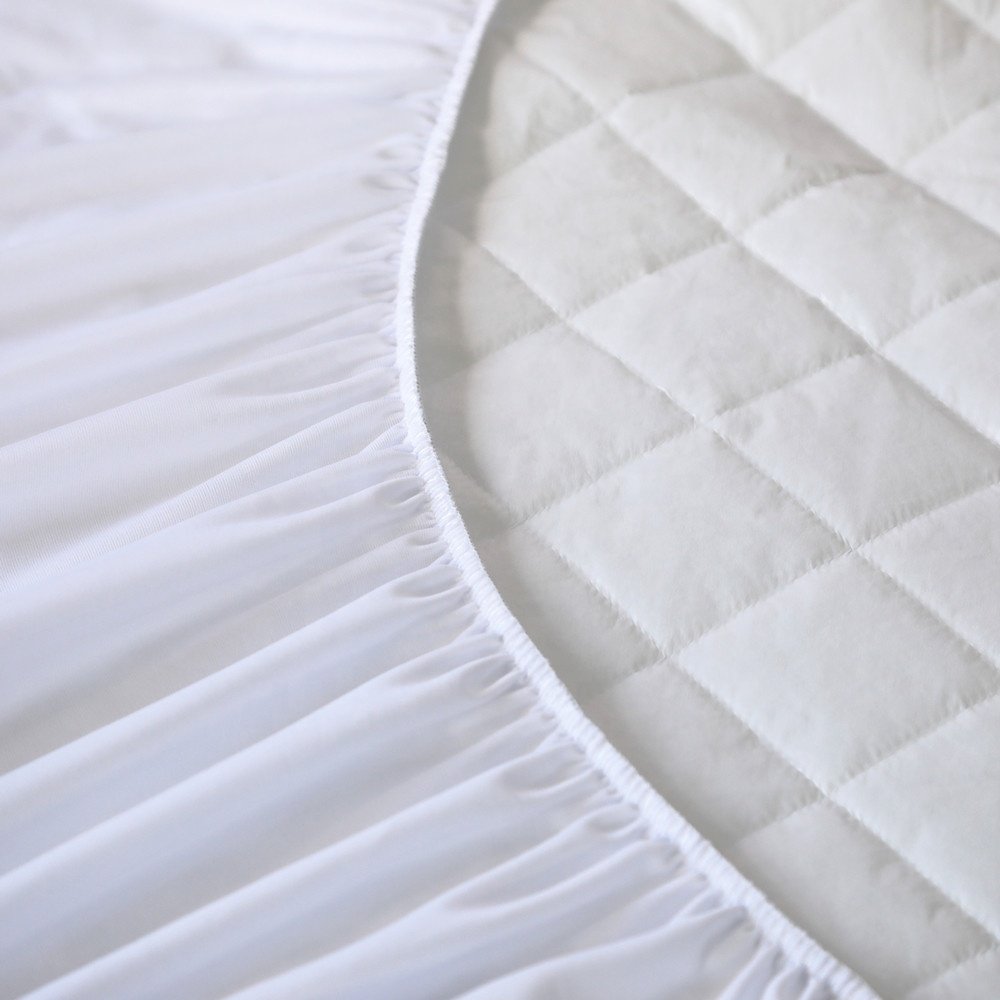 Ultrasonic embossing fitted bed mattress cover bed sheet mattress protector waterproof