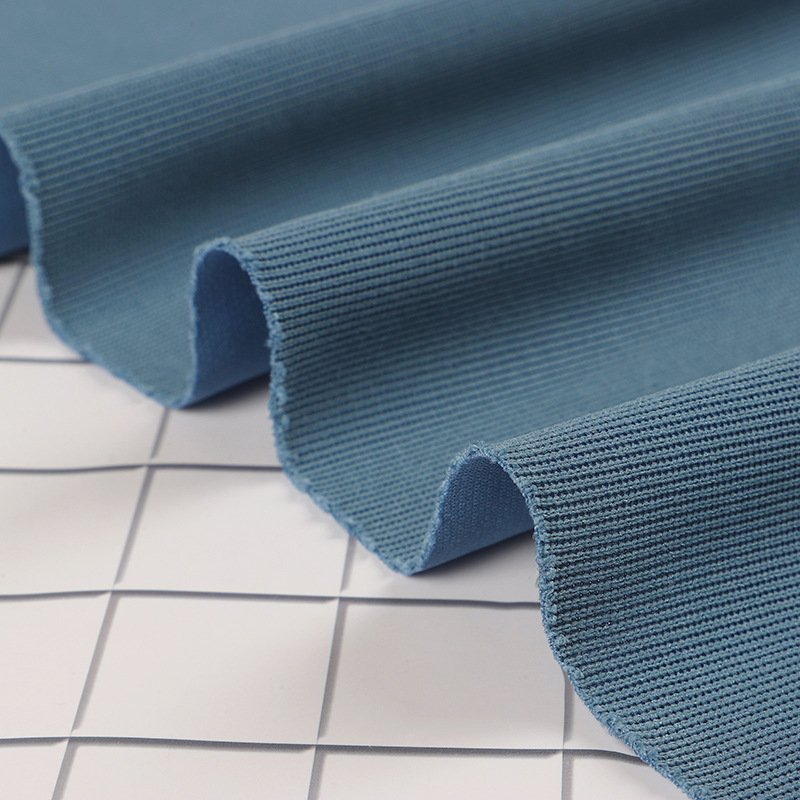 270g French ribbed knitted cotton-like breathable and sweat absorbent 100% polyester fabric for sweatshirts and trousers