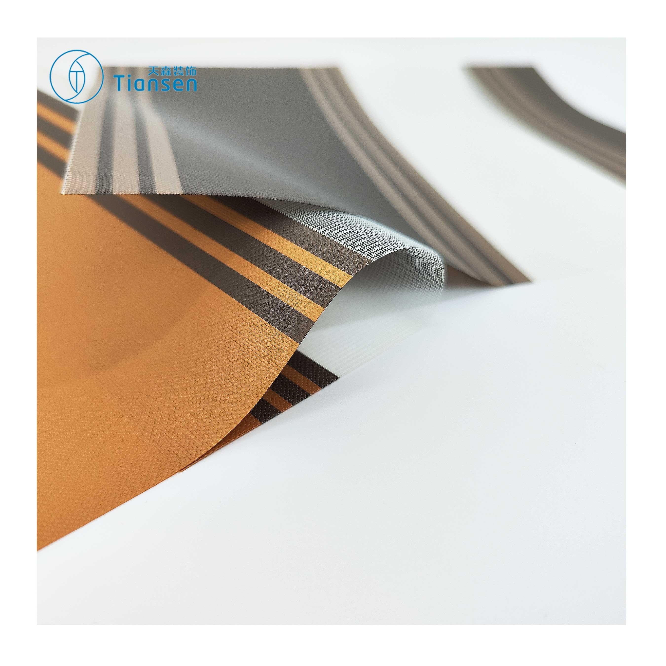 Factory Direct Polyester Sunscreen Blind Roller Blind Curtain Fabric For Interior Decoration