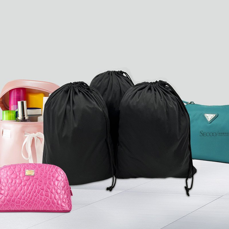 Wholesale nonwoven fabric drawstring jewelry bag for packing soft blank cotton rope bag