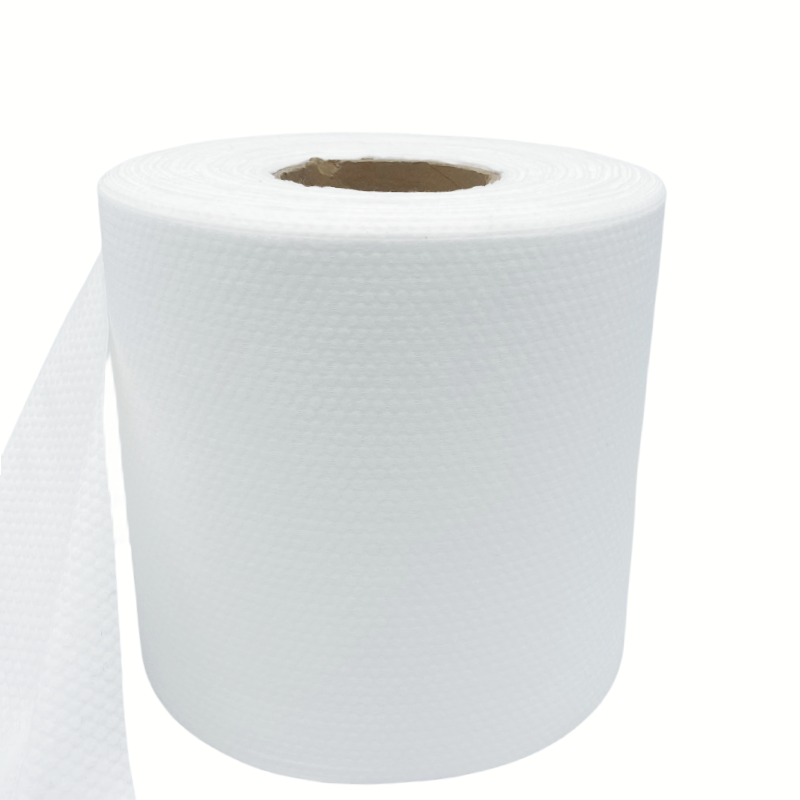 disposable 30gsm bamboo fiber spunlace nonwoven face cradle production