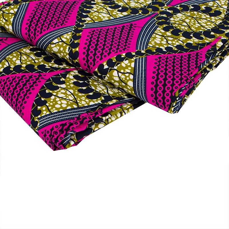 New Arrival Nigerian DIY Dress Material African 100% Polyester Wax dyed java print fabrics 6yards