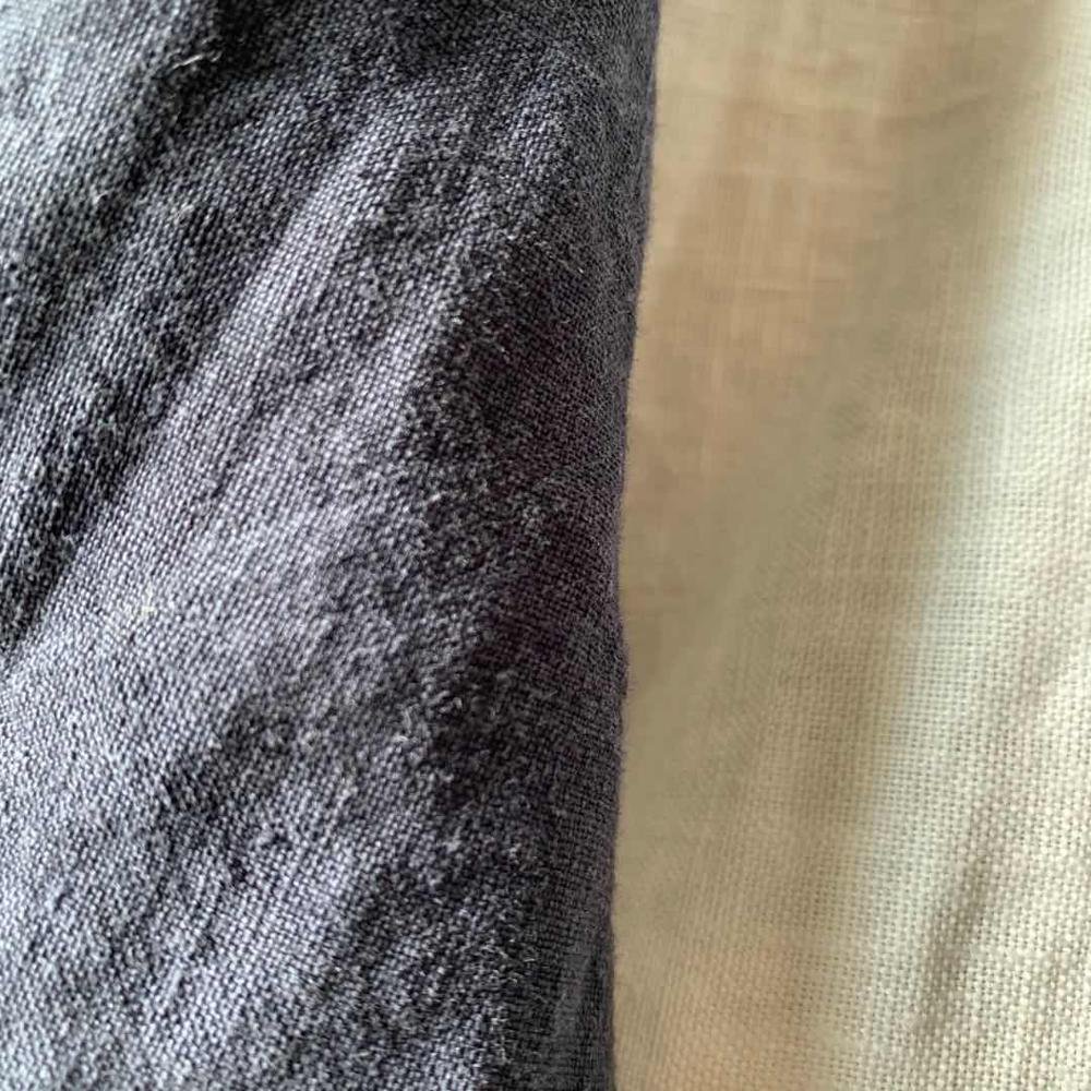 100 Sale Stone washed Woven Sand wash Shirt Long Sleeve Fine Pure Linen Dress Fabric