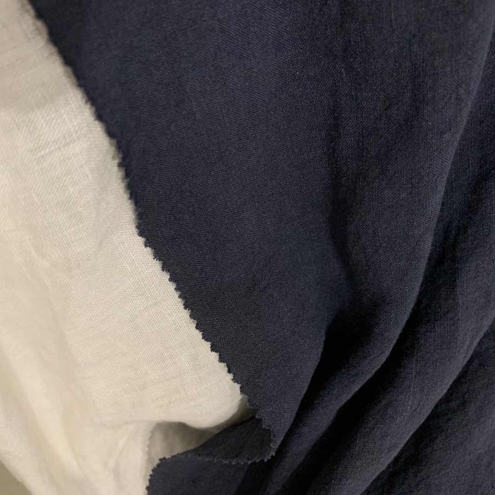 100 Sale Stone washed Woven Sand wash Shirt Long Sleeve Fine Pure Linen Dress Fabric