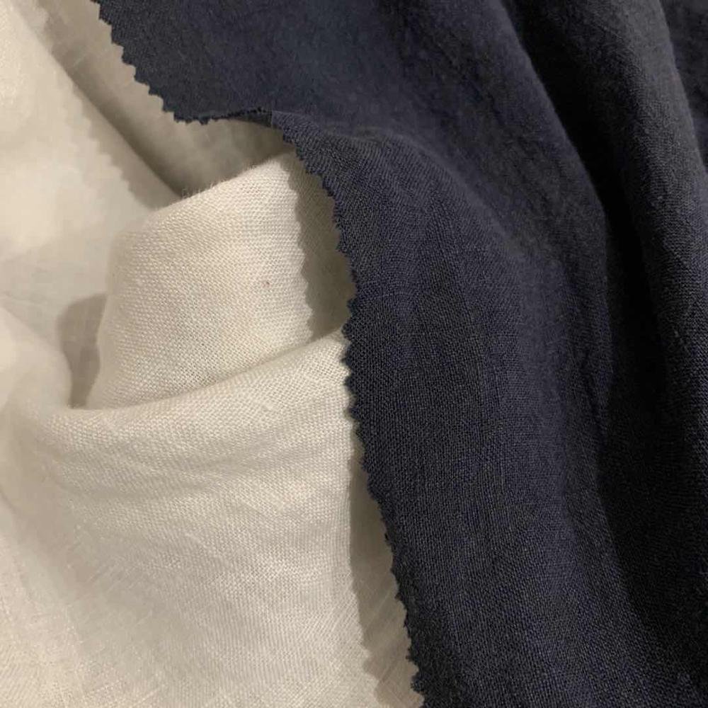 100 Sale Stone washed Woven Sand wash Shirt Long Sleeve Fine Pure Linen Dress Fabric