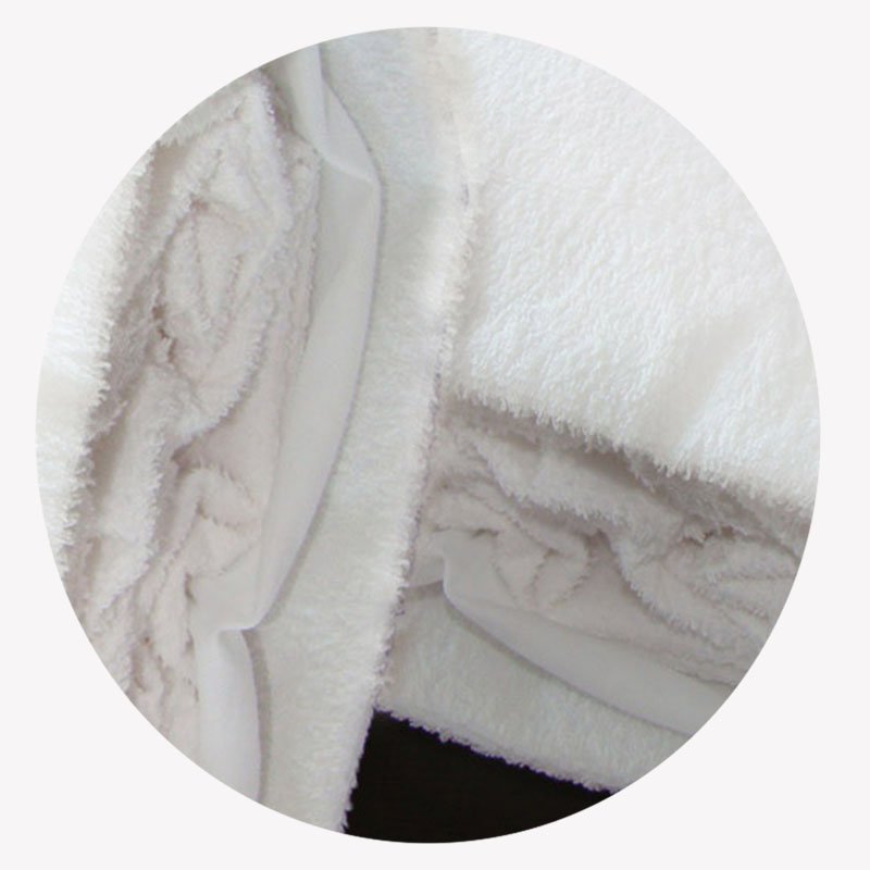 Bamboo fiber urine and water barrier cloth fitted sheet bedspread and pillowcase fabric