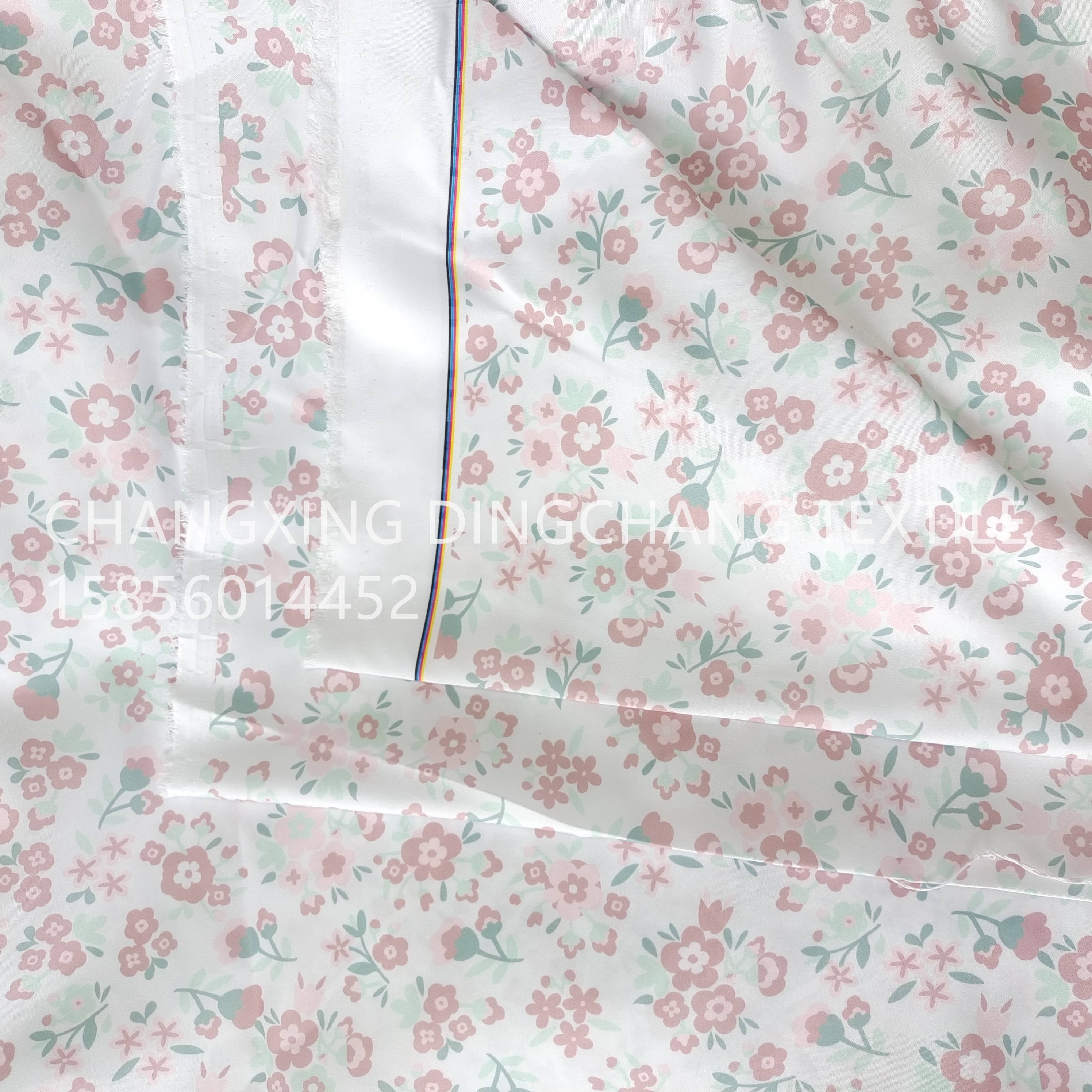 wholesale microfiber material woven digital print bed sheet printed polyester fabric for bed sheet and mattress cover