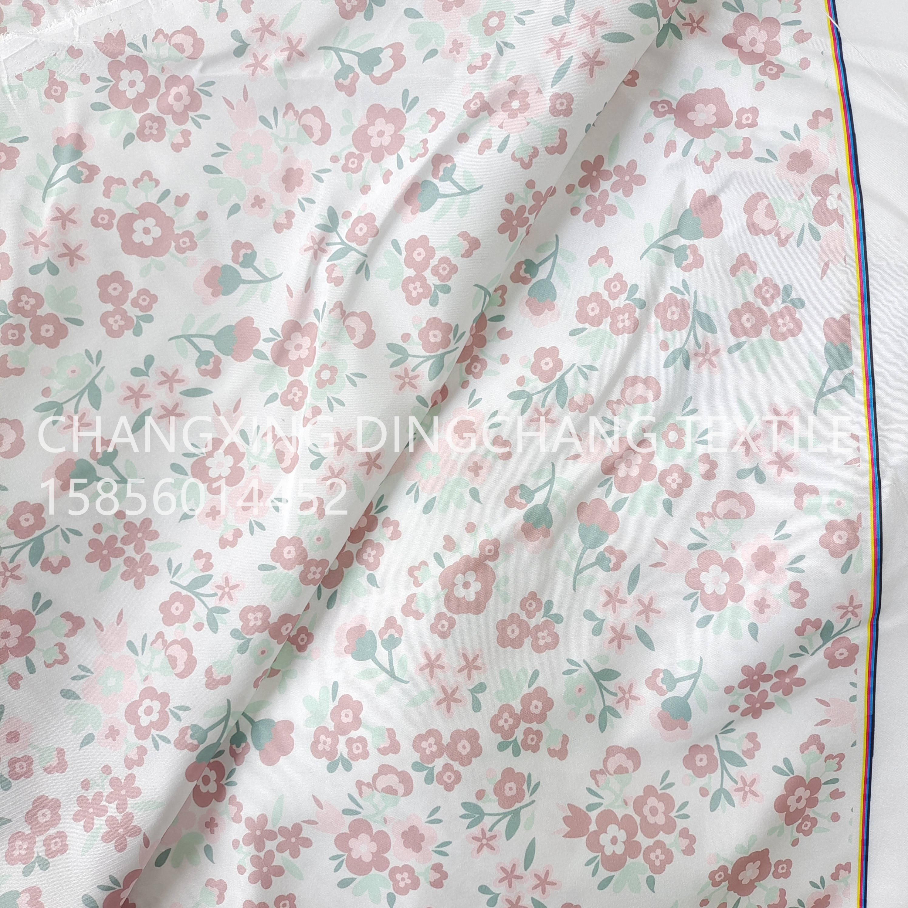 wholesale microfiber material woven digital print bed sheet printed polyester fabric for bed sheet and mattress cover