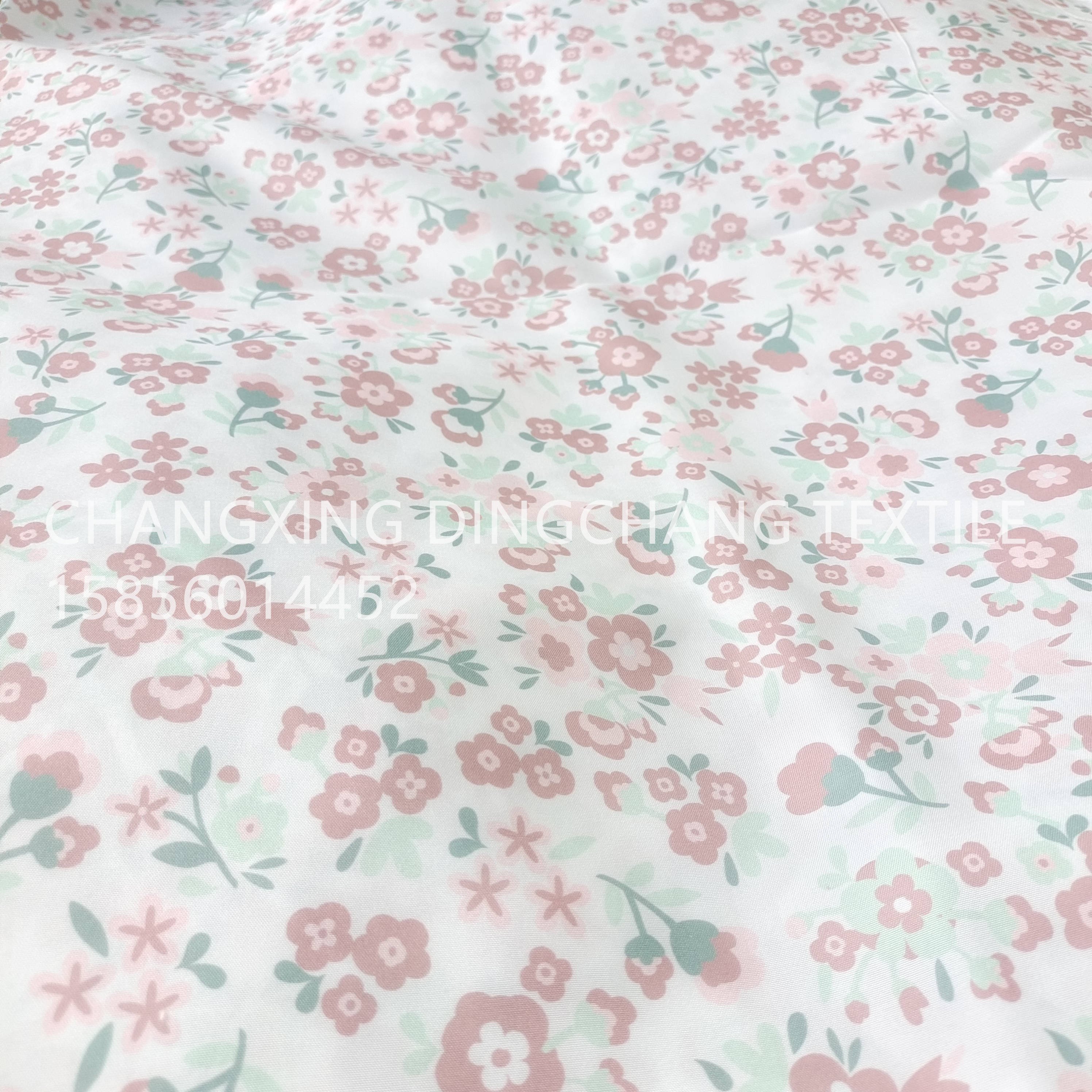 wholesale microfiber material woven digital print bed sheet printed polyester fabric for bed sheet and mattress cover