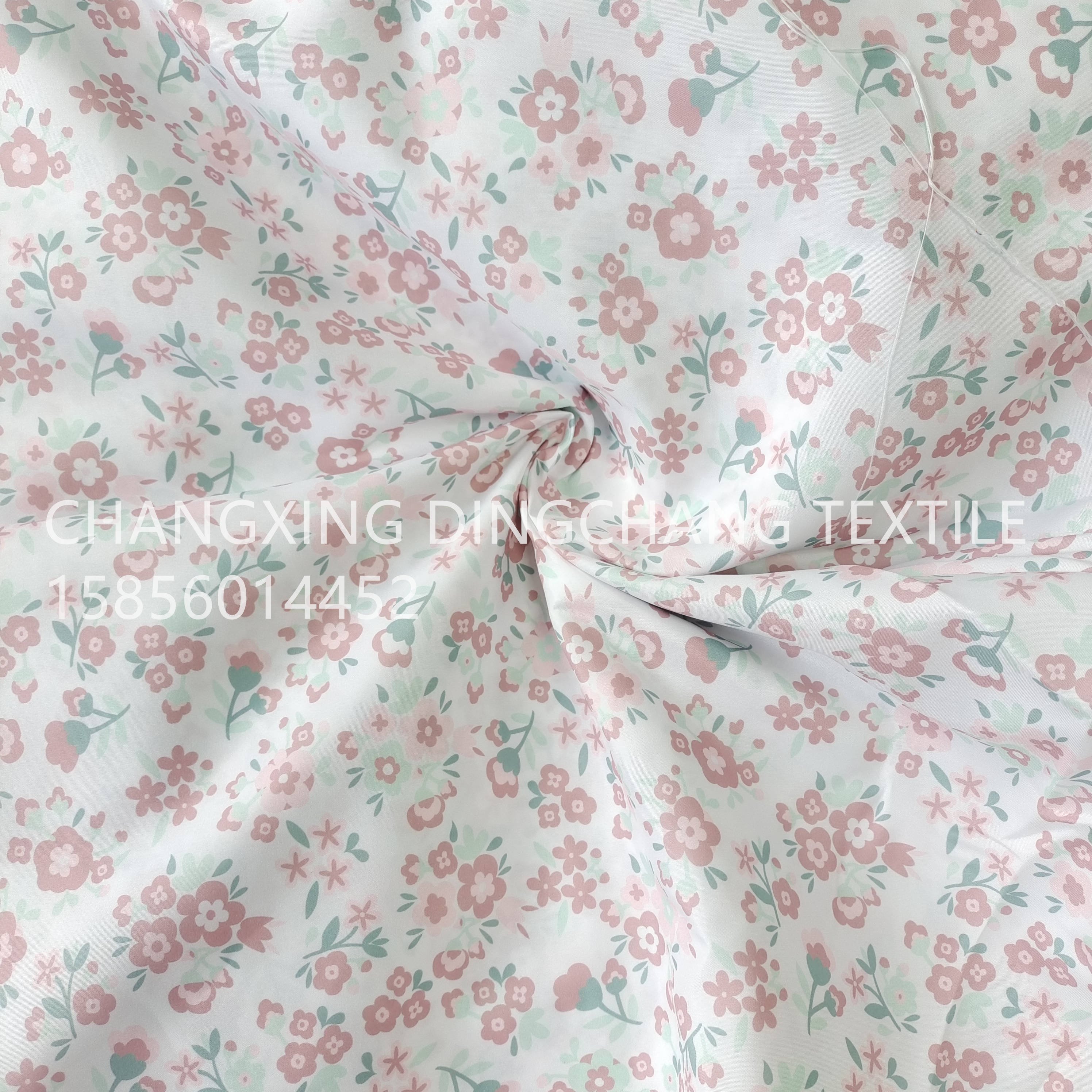 wholesale microfiber material woven digital print bed sheet printed polyester fabric for bed sheet and mattress cover