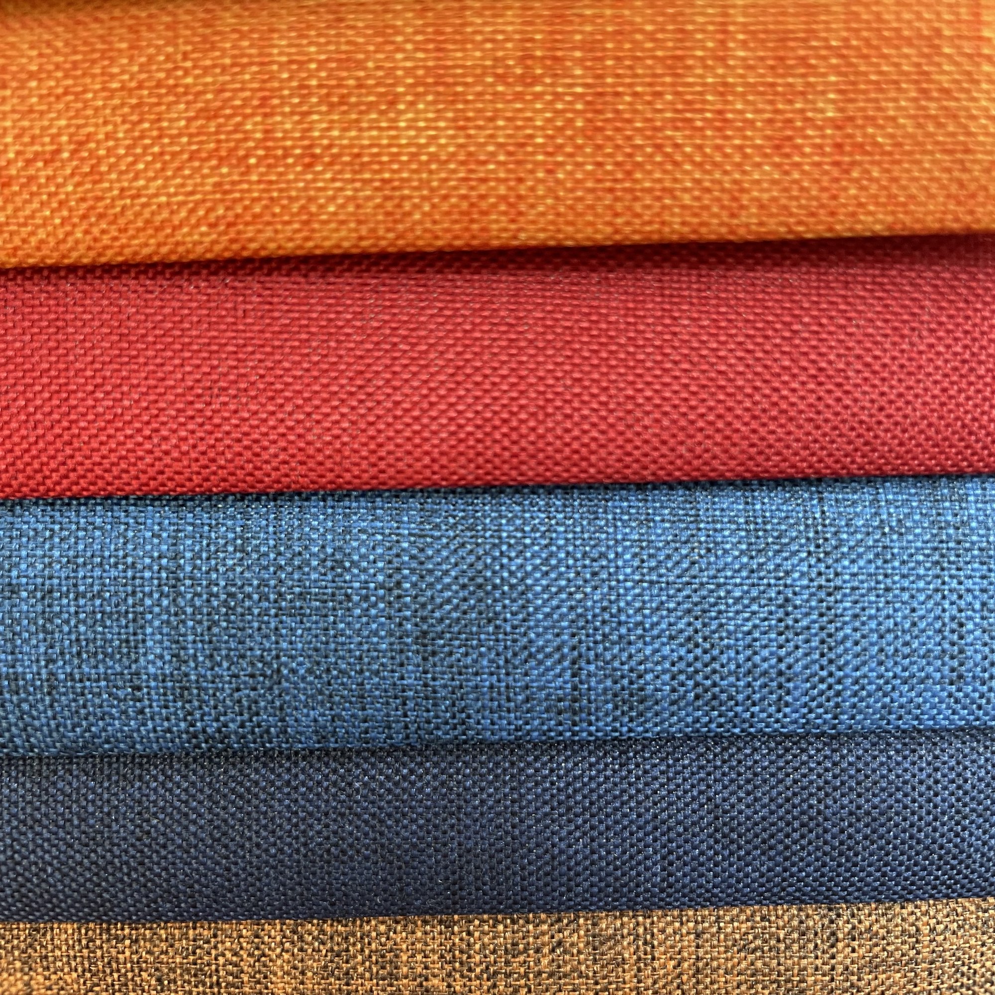 Wejoy custom 100% polyester composite faux linen fabrics for furniture sofa