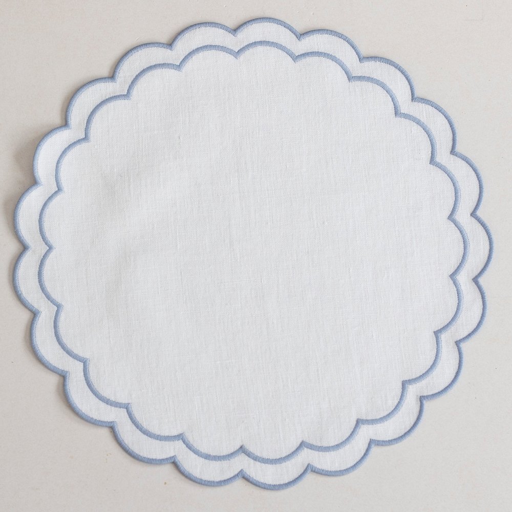 300 Colors Personalized Modern embroidered Lines washed flax pure fabric custom 100% cloth linen Napkins placemat