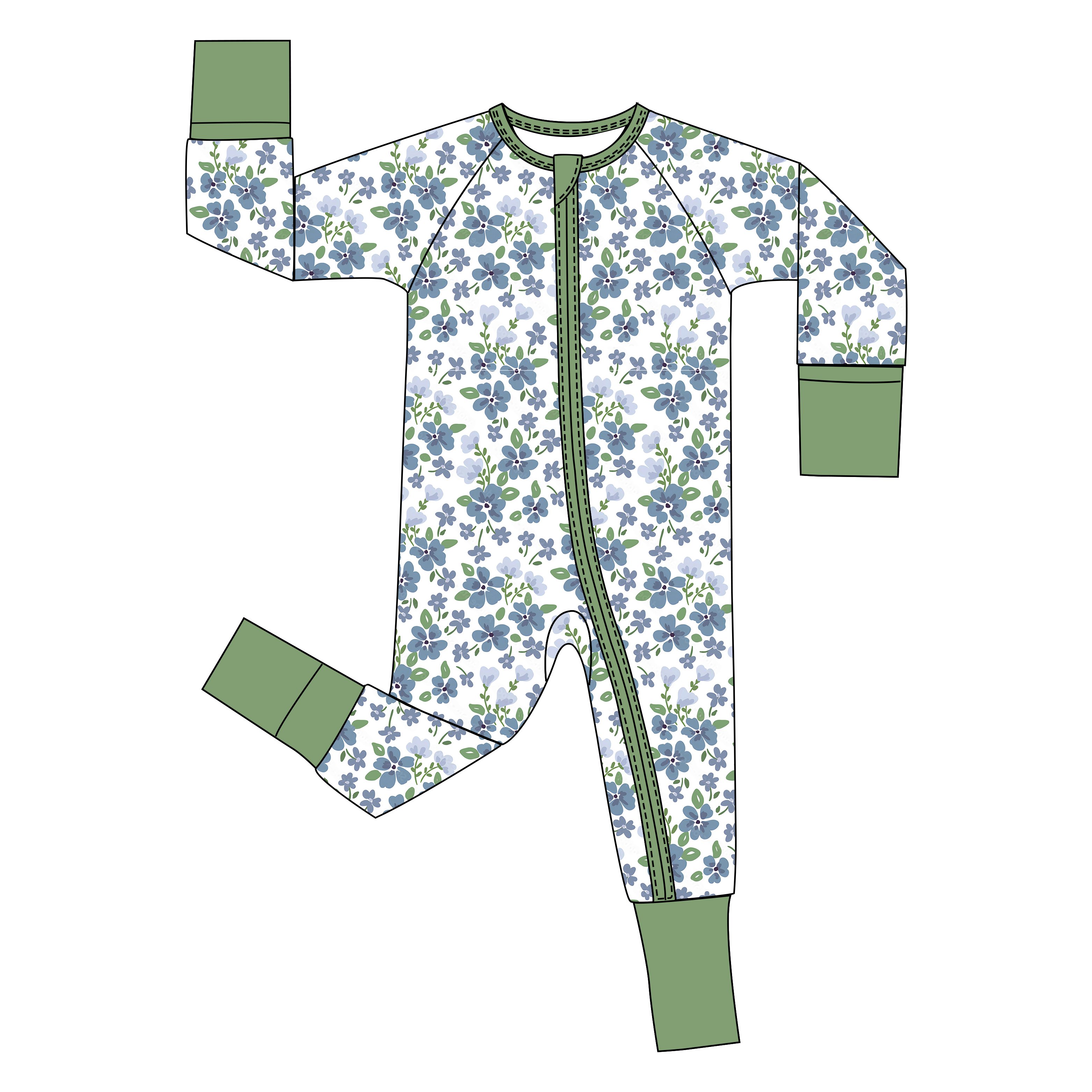 Custom Print Bamboo Fabric Newborn Baby Infant Zipper Clothes Onesie Rompers Bamboo Viscose Toddler Pajamas bamboo
