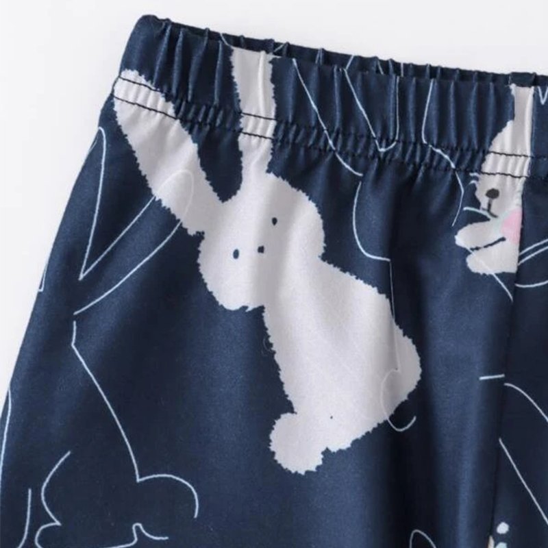 Wholesale Animal Custom Printing Bamboo Pajamas Cotton Kid Clothes Set Sleepwear Two Piece Children Clothing For Girls