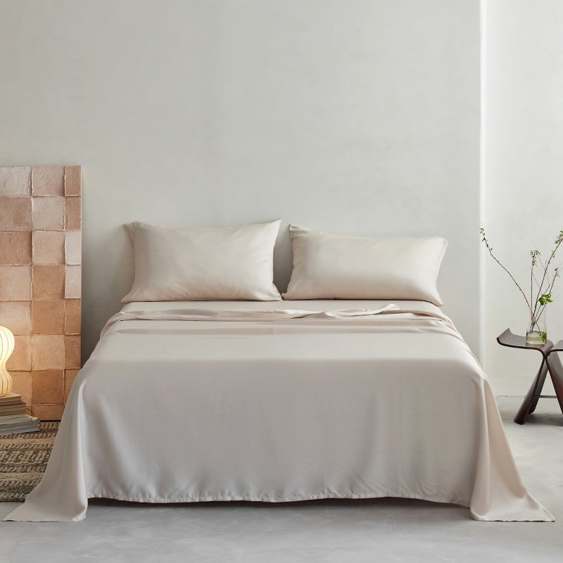 customized fashion packaging style with logo wholesale manufacturer silky feeling organic bamboo fabric bedding for bedroom