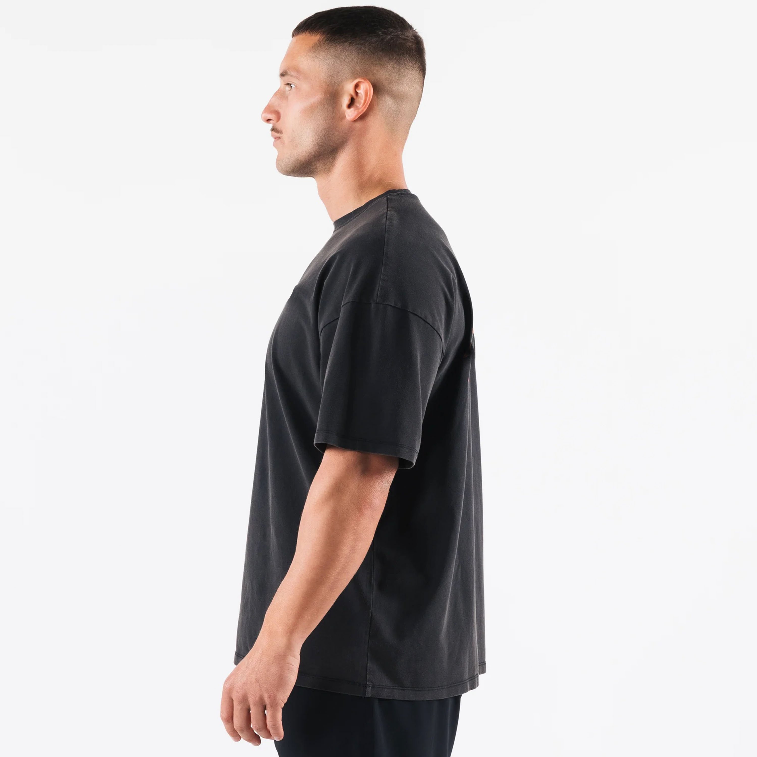Men's Luxury 100% Cotton Oversize T-Shirt Custom Logo Heavyweight Boxy Fit with Quick Dry & Light Features O-Neck Cotton Rib