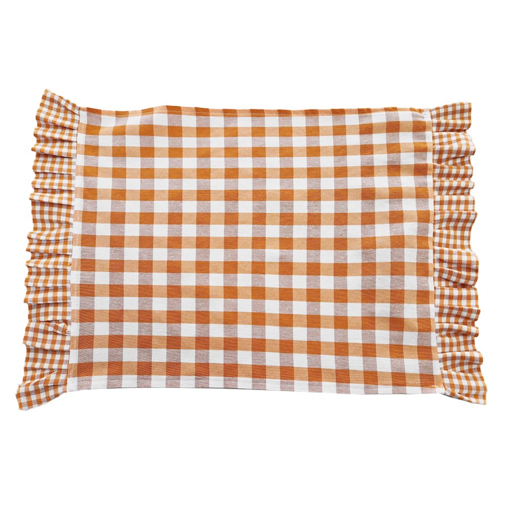 French Luxury Flax Linen Checkered napkins for wedding Embroidered grid Cotton Linen napkin fabric placemat table runner set